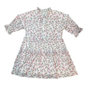 70/21 Pink Floral Print Tied Up Dress NEW